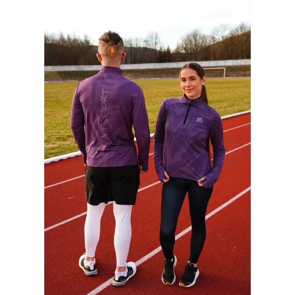 Herren Sport Sweatshirt Premium Plus ALTISPORT VOJ/ALM072MI04 LILA 