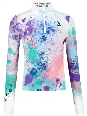 Frauen Sport Sweatshirt Premium Plus ALTISPORT VOJ/ALW055MI04 LILA/GRÜN
