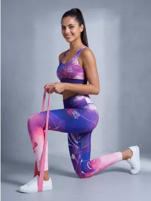 Lange Leggings für Frauen Premium ALTISPORT VOJ/ALW083LEG01 LILA