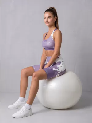Frauen -Leggings über den Knien Premium ALTISPORT VOJ/ALW081LEG02 LILA