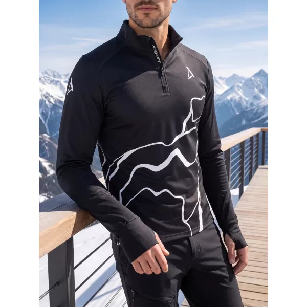  Herren Sport Sweatshirt Premium Plus ALTISPORT VOJ/ALM073MI04 SCHWARZ 