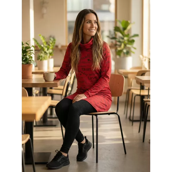  Damen erweitertes Premium -Sweatshirt ALTISPORT VOJ/ALW067MI06 ROT 
