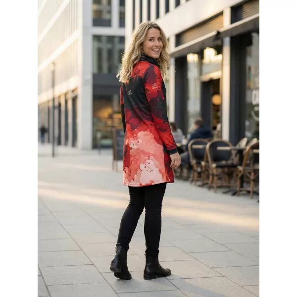  Damen erweitertes Premium -Sweatshirt ALTISPORT VOJ/ALW089MI06 ROT 