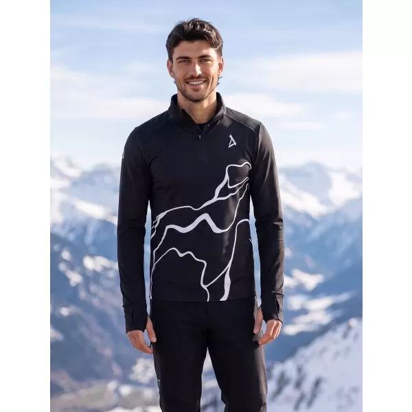  Herren Sport Sweatshirt Premium Plus ALTISPORT VOJ/ALM073MI04 SCHWARZ 