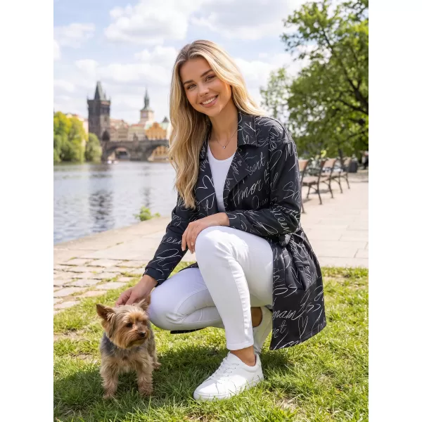  Frauen -Sweatshirt -Premium -Tasche für Frauen ALTISPORT VOJ/ALW084MI05 SCHWARZ 
