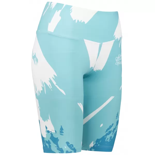  Frauen -Leggings über den Knien Premium ALTISPORT VOJ/ALW081LEG02 BLAU 