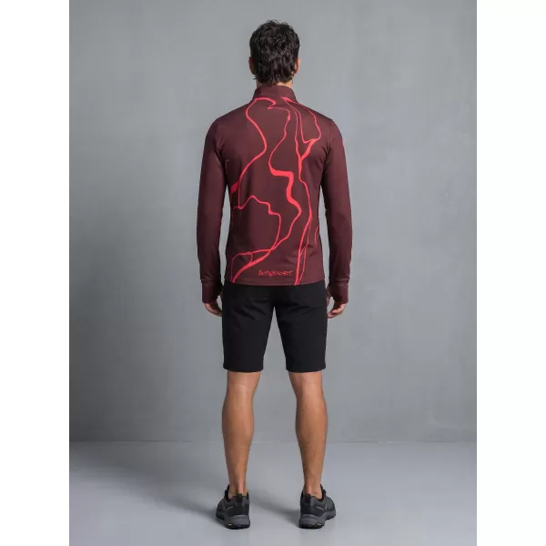  Herren Sport Sweatshirt Premium Plus ALTISPORT VOJ/ALM073MI04 WEINRÖTET 