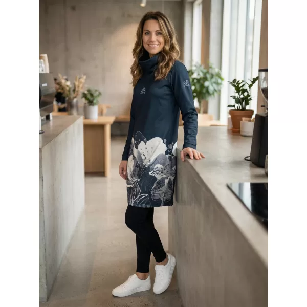  Damen erweitertes Premium -Sweatshirt ALTISPORT VOJ/ALW090MI06 SCHWARZ 