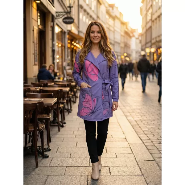  Frauen -Sweatshirt -Premium -Tasche für Frauen ALTISPORT VOJ/ALW086MI05 LILA PINK 