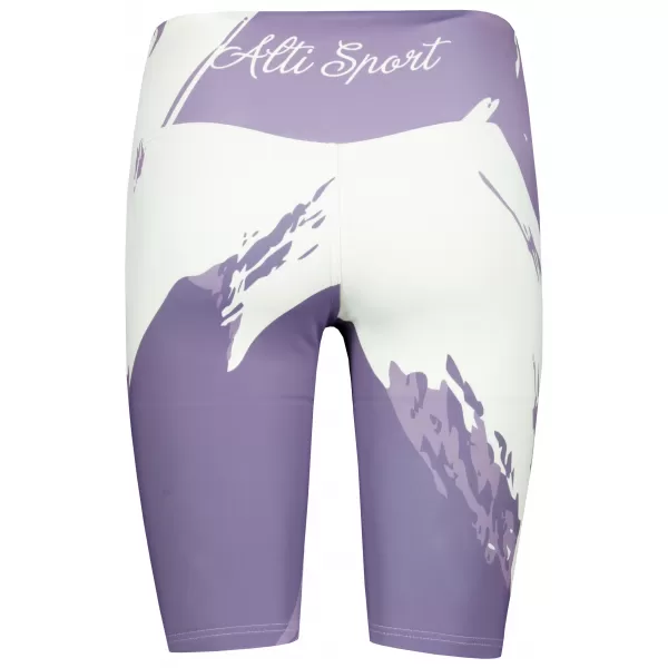  Frauen -Leggings über den Knien Premium ALTISPORT VOJ/ALW081LEG02 LILA 