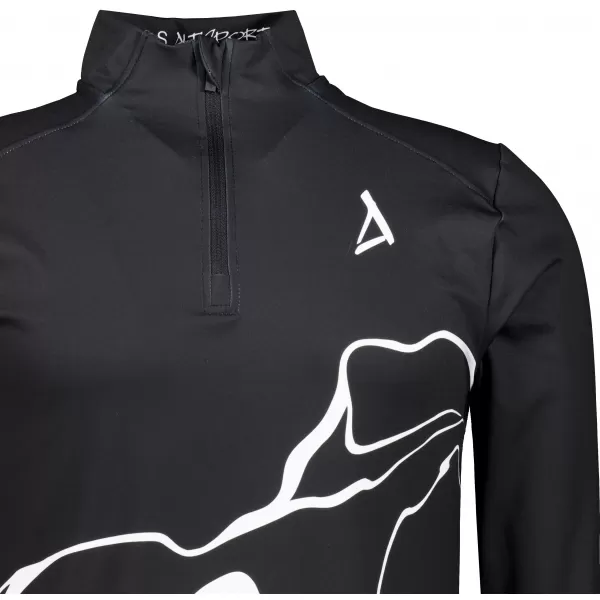  Herren Sport Sweatshirt Premium Plus ALTISPORT VOJ/ALM073MI04 SCHWARZ 