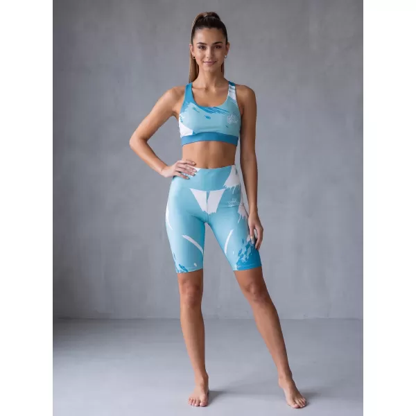  Frauen -Leggings über den Knien Premium ALTISPORT VOJ/ALW081LEG02 BLAU 