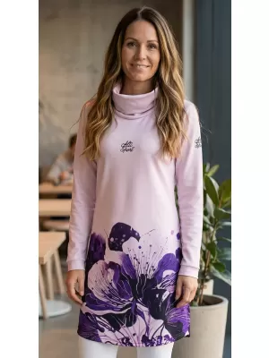 Damen erweitertes Premium -Sweatshirt ALTISPORT VOJ/ALW090MI06 LILA
