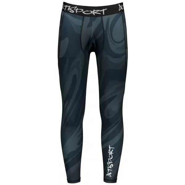  Herrensport -Leggings langer Prämie ALTISPORT VOJ/ALM072LEG01 SCHWARZ 