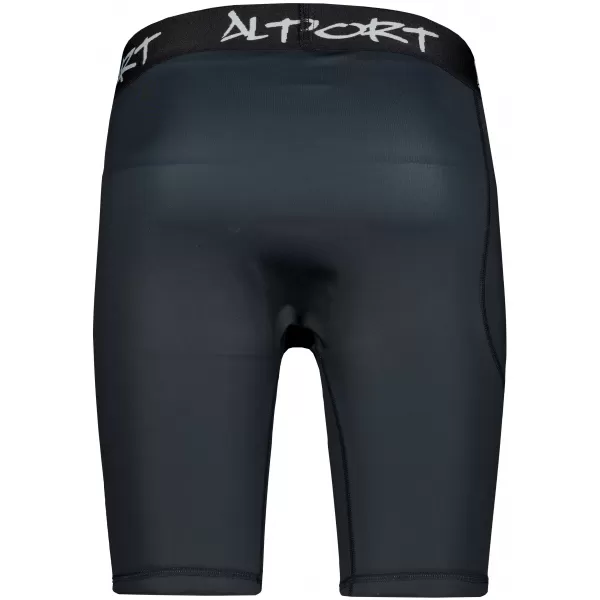  Männersport -Leggings über den Knien der Prämie ALTISPORT VOJ/ALM000LEG02 SCHWARZ 