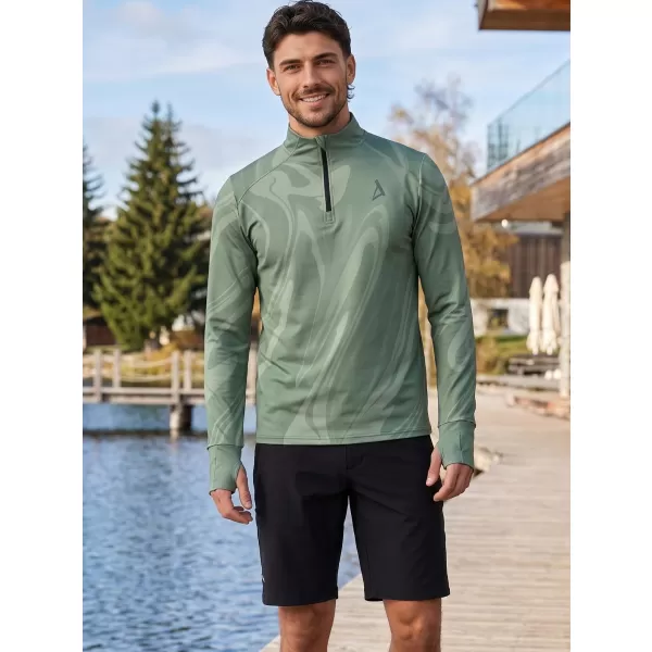  Herren Sport Sweatshirt Premium Plus ALTISPORT VOJ/ALM072MI04 GRÜN 