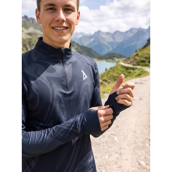  Herren Sport Sweatshirt Premium Plus ALTISPORT VOJ/ALM072MI04 SCHWARZ 