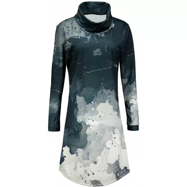  Damen erweitertes Premium -Sweatshirt ALTISPORT VOJ/ALW089MI06 SCHWARZ 