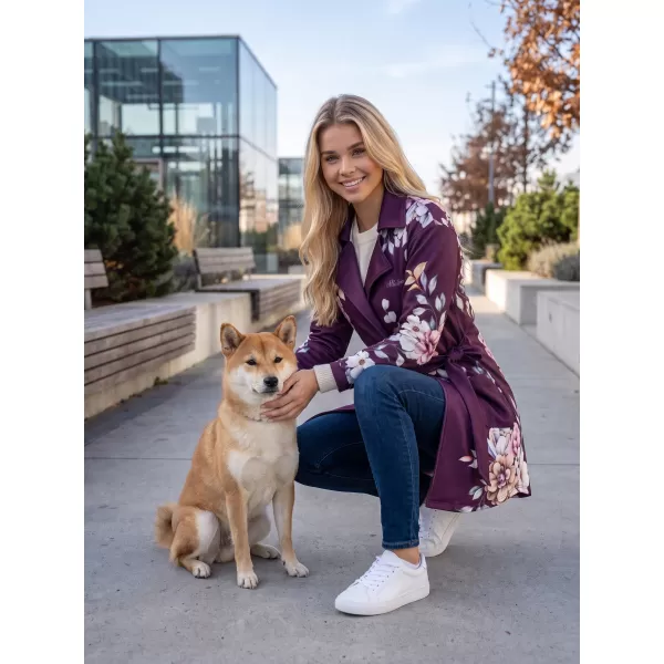  Frauen -Sweatshirt -Premium -Tasche für Frauen ALTISPORT VOJ/ALW087MI05 BURGUND 