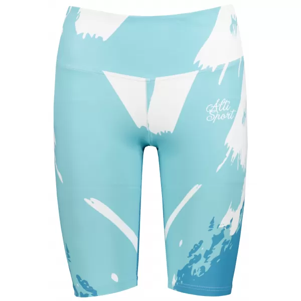  Frauen -Leggings über den Knien Premium ALTISPORT VOJ/ALW081LEG02 BLAU 