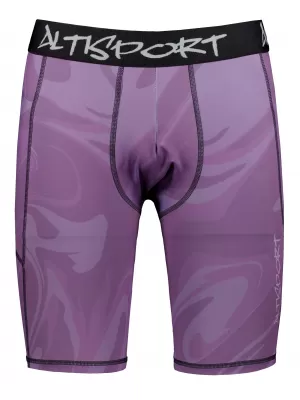 Männersport -Leggings über den Knien der Prämie ALTISPORT VOJ/ALM072LEG02 LILA