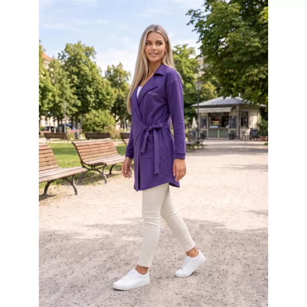  Frauen -Sweatshirt -Premium -Tasche für Frauen ALTISPORT VOJ/ALW000MI05 LILA 