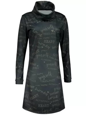 Damen erweitertes Premium -Sweatshirt ALTISPORT VOJ/ALW067MI06 DUNKELBRAUN