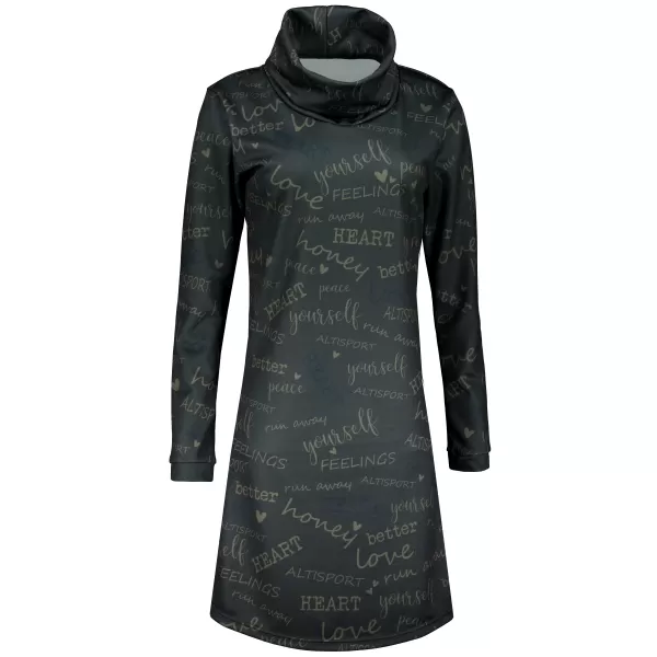  Damen erweitertes Premium -Sweatshirt ALTISPORT VOJ/ALW067MI06 DUNKELBRAUN 