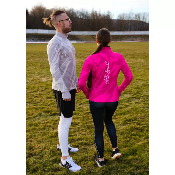  Frauen Sport Sweatshirt Premium Plus ALTISPORT VOJ/ALW072MI04 HEIßROSA 