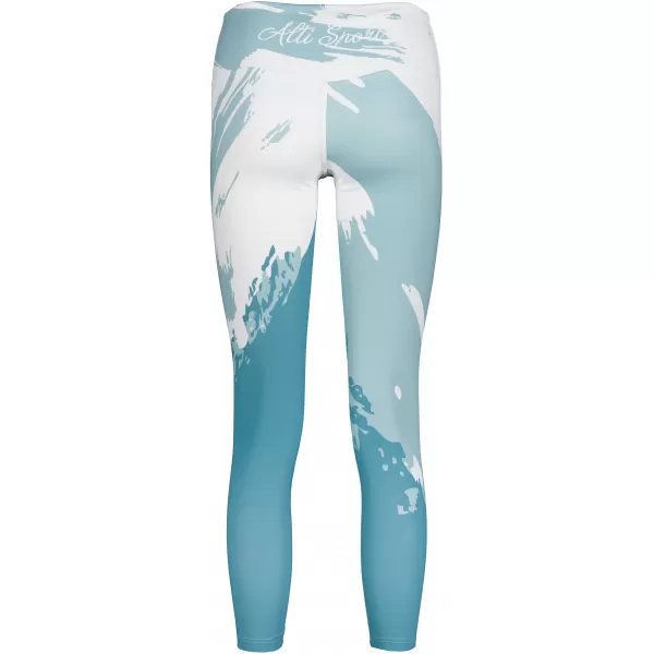  Lange Leggings für Frauen Premium ALTISPORT VOJ/ALW081LEG01 BLAU 