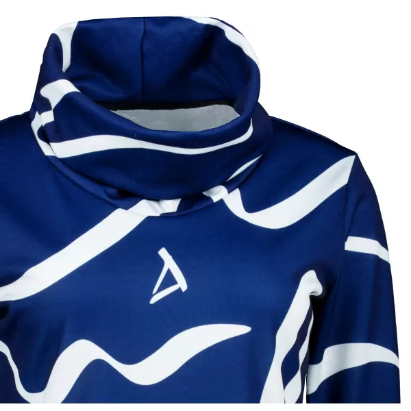  Damen erweitertes Premium -Sweatshirt ALTISPORT VOJ/ALW088MI06 DUNKELBLAU 