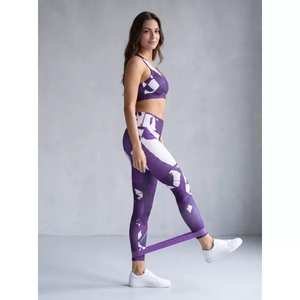  Lange Leggings für Frauen Premium ALTISPORT VOJ/ALW080LEG01 DUNKELVIOLETT 