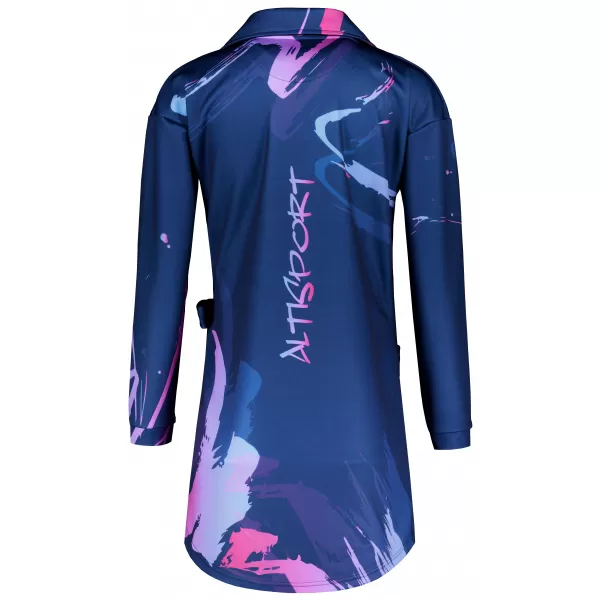  Frauen -Sweatshirt -Premium -Tasche für Frauen ALTISPORT VOJ/ALW074MI05 BLAU-VIOLETT 