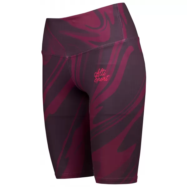  Frauen -Leggings über den Knien Premium ALTISPORT VOJ/ALW072LEG02 WEINRÖTET 