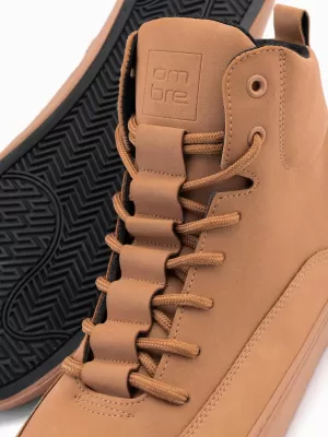 Herrenschuhe OMBRE OM-FOSH-0176 BRAUN