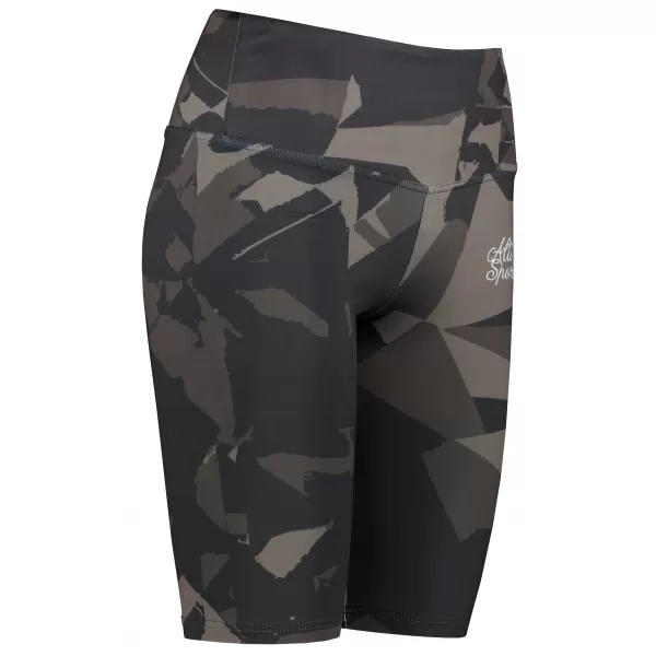  Frauen -Leggings über den Knien Premium ALTISPORT VOJ/ALW080LEG02 DUNKELBRAUN 