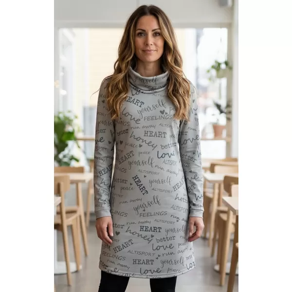  Damen erweitertes Premium -Sweatshirt ALTISPORT VOJ/ALW067MI06 HELLBRAUN 