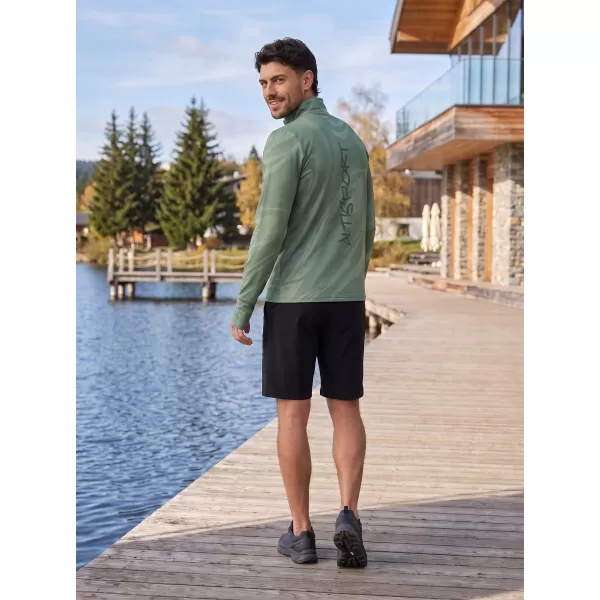  Herren Sport Sweatshirt Premium Plus ALTISPORT VOJ/ALM072MI04 GRÜN 