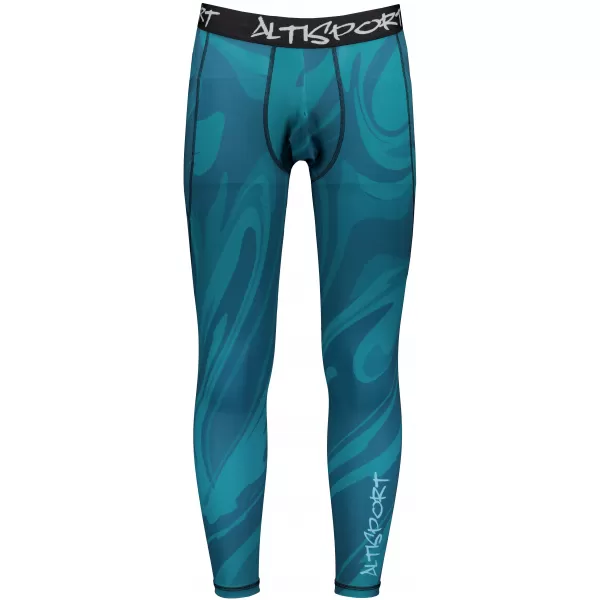  Herrensport -Leggings langer Prämie ALTISPORT VOJ/ALM072LEG01 KEROSIN 
