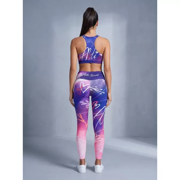  Lange Leggings für Frauen Premium ALTISPORT VOJ/ALW083LEG01 LILA 