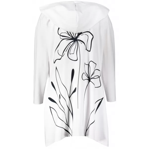  Premium-Cardigan für Damen ALTISPORT VOJ/ALW075MI07 WEIß 