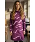 Damen erweitertes Premium -Sweatshirt ALTISPORT VOJ/ALW088MI06 ROSA