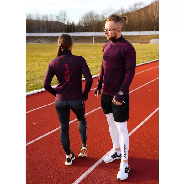  Frauen Sport Sweatshirt Premium Plus ALTISPORT VOJ/ALW072MI04 WEINRÖTET 