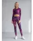 Lange Leggings für Frauen Premium ALTISPORT VOJ/ALW082LEG01 LILA