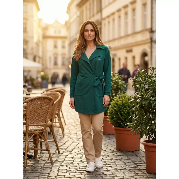  Frauen -Sweatshirt -Premium -Tasche für Frauen ALTISPORT VOJ/ALW000MI05 GRÜN 