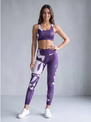 Lange Leggings für Frauen Premium ALTISPORT VOJ/ALW080LEG01 DUNKELVIOLETT