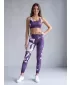 Lange Leggings für Frauen Premium ALTISPORT VOJ/ALW080LEG01 DUNKELVIOLETT