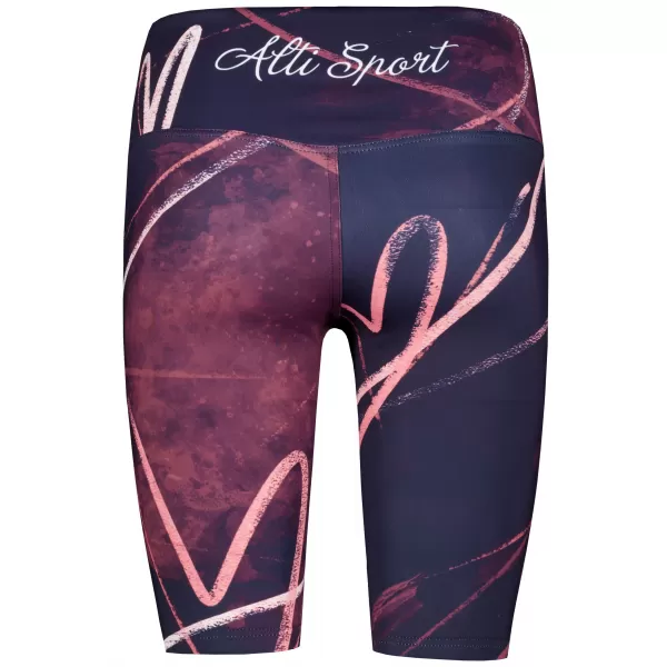  Frauen -Leggings über den Knien Premium ALTISPORT VOJ/ALW082LEG02 LILA 