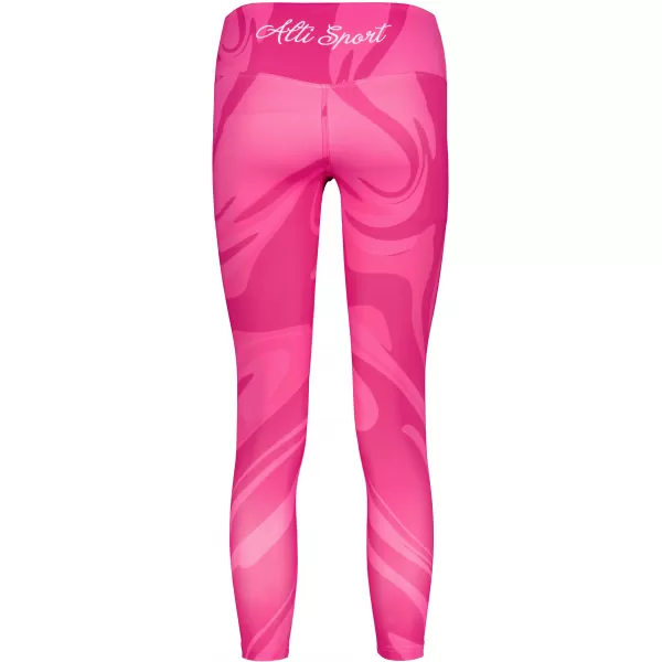  Lange Leggings für Frauen Premium ALTISPORT VOJ/ALW072LEG01 HEIßROSA 