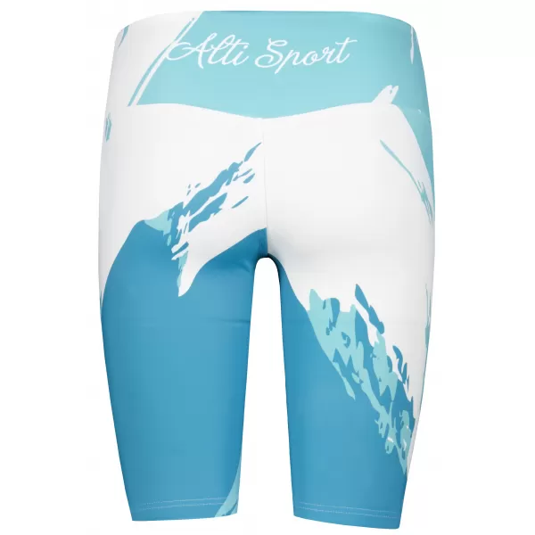  Frauen -Leggings über den Knien Premium ALTISPORT VOJ/ALW081LEG02 BLAU 